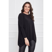 Laranor Cep Detaylı Şalvar Kesim Bluz 44 - Siyah