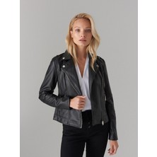 Pierre Cardin Bayan Suni Deri Ceket
