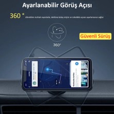 Babikamium Universal Araç Telefon Tutucu Manyetik Mıknatıslı Yapışkanlı Telefon Standı Siyah