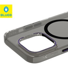 B49 Ultra Clear Anti-Drop Magsafe Kılıf iPhone 14 Pro Max Mor