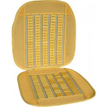 Carub Koltuk Minderi Hasır+Boncuk Domino Krem 2 Li BR4801901