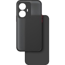 Microcase Realme C55 London Serisi Darbeye Dayanıklı Kılıf - Siyah AL3415