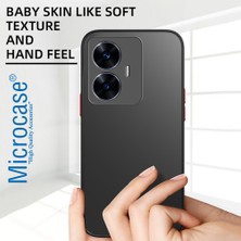 Microcase Realme C55 London Serisi Darbeye Dayanıklı Kılıf - Siyah AL3415