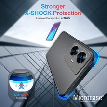 Microcase Realme C55 London Serisi Darbeye Dayanıklı Kılıf - Siyah AL3415