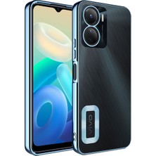 Vivo Y16 Kılıf Kamera Korumalı Logo Gösteren Zore Omega Kapak