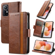 Yihang Boutique Ile Uyumlu Xiaomi 12 Cüzdan Kılıfı, Kart Tutuculu Pu Deri Flip Kılıf Rfıd Engelleme Kickstand Telefon Kapağı (Yurt Dışından)