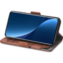 Yihang Boutique Ile Uyumlu Xiaomi 12 Pro Cüzdan Kılıfı, Kart Tutuculu Pu Deri Flip Kılıf Rfıd Engelleme Kickstand Telefon Kapağı (Yurt Dışından)