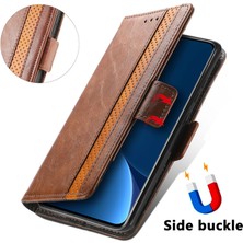 Yihang Boutique Ile Uyumlu Xiaomi 12 Pro Cüzdan Kılıfı, Kart Tutuculu Pu Deri Flip Kılıf Rfıd Engelleme Kickstand Telefon Kapağı (Yurt Dışından)