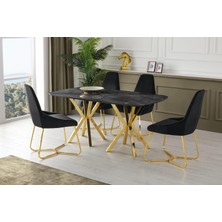 Erezoğulları Mobilya Royal High Gloss Yemek Masası 90*140 cm