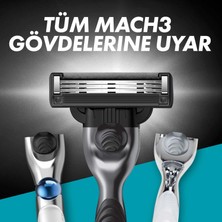 Gillette Mach3 Charcoal Yedek Tıraş Bıçağı 4'lü