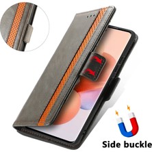 Yihang Boutique - 1383 Xiaomi 12 Için Kart Tutuculu Pu Deri Cüzdan Telefon Kılıfı - Gri (Yurt Dışından)