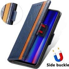 Yihang Boutique - 1383 Oneplus Nord Ce 2 5g Için Kart Tutuculu Pu Deri Cüzdan Telefon Kılıfı - Mavi (Yurt Dışından)