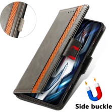 Yihang Boutique Ile Uyumlu Xiaomi Redmi K50 Gaming Cüzdan Kılıfı, Kart Tutuculu Pu Deri Flip Kılıf Rfıd Engelleme Kickstand Telefon Kapağı (Yurt Dışından)