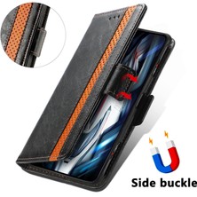 Yihang Boutique Ile Uyumlu Xiaomi Redmi K50 Gaming Cüzdan Kılıfı, Kart Tutuculu Pu Deri Flip Kılıf Rfıd Engelleme Kickstand Telefon Kapağı (Yurt Dışından)