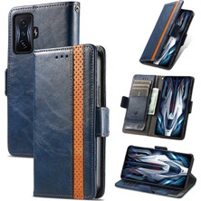 Yihang Boutique Ile Uyumlu Xiaomi Redmi K50 Gaming Cüzdan Kılıfı, Kart Tutuculu Pu Deri Flip Kılıf Rfıd Engelleme Kickstand Telefon Kapağı (Yurt Dışından)