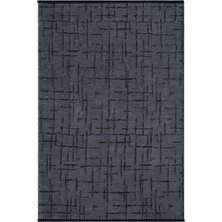 Çam Halı Bodrum Bdr 123 Antrasit Özel Latex Kaymaz Tabanlı Kilim