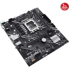 Asus Prıme H610M-E-Csm Intel H610 Lga1700 Ddr5 5600 Dp Hdmı Vga Çift M2 Usb3.2 Aura Rgb Matx (Prıme H610M-E-Csm) Anakart