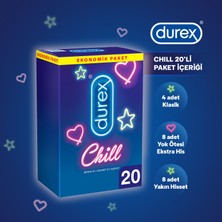 Durex Manuel Mastürbatör + Durex Chill Prezervatif 40lı