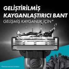 Gillette Mach3 Charcoal Avantajlı Yedek Tıraş Bıçağı 8'li