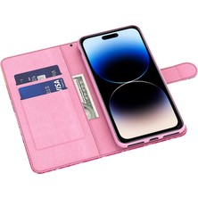 Xstep Case iPhone 15 Pro Max Pu Deri Flip Kapak, Strap ile Cüzdan Stand 3D Telefon Kılıfı (Yurt Dışından)