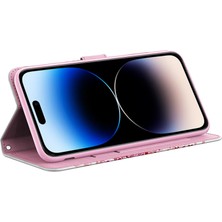 Xstep Case iPhone 15 Pro Max Pu Deri Flip Kapak, Strap ile Cüzdan Stand 3D Telefon Kılıfı (Yurt Dışından)