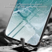 Xstep Case iPhone 15 Pro Temperli Cam+Pc+Tpu Anti-Drop Kapak Mermer Desen Telefon Kılıfı (Yurt Dışından)