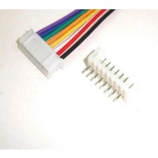 Sanec 2mm 10PİN Jst Ph Kablolu Konnektör Beyaz Takım 10CM - Çift Taraflı
