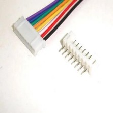 Sanec 2mm 11PİN Jst Ph Kablolu Konnektör Beyaz Takım 10CM - Çift Taraflı
