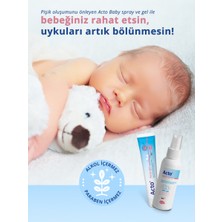 Acto Baby Gel 50 ml + Acto Baby Spray 100 ml  Bebek Bez Bölgesi Temizleme ve Bakım Seti