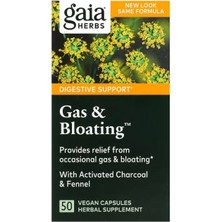 Gaia Herbs Gas & Bloating, 50 Vegan Capsules