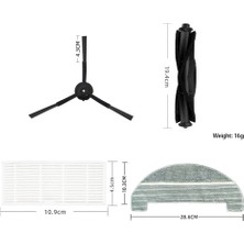 Pushanic M8PRO Süpürge Aksesuarları Için Uygun Temizleme Bezi Ana Fırça Yan Fırça Filtre Toz Torbası Çöp Torbası (Yurt Dışından)