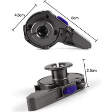 Digital Slim, Slim, V12 V15 Detect Slim Elektrikli Süpürge Yedek Parçaları Için Rulo Fırça Çubuğu Uç Kapağı Kapağı (Yurt Dışından)