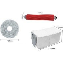 P10 / Q Robot Süpürge Yedek Parçaları Ana Yan Fırça Paspas Bez Toz Torbası Için (Yurt Dışından)