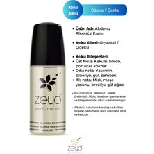 Zeyd Akdeniz Kokulu Alkolsüz Esans 35 ml Parfüm Esansı Roll-on Edp Esansiyel Yağ Zeyd