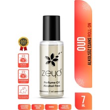 Zeyd Oud Kokulu Alkolsüz Esans 7 ml Parfüm Esansı Roll-on Edp Esansiyel Yağ Zeyd