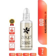 Zeyd Oud Kokulu Alkolsüz Esans 7 ml Parfüm Esansı Roll-on Edp Esansiyel Yağ Zeyd