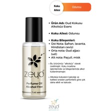 Zeyd Oud Kokulu Alkolsüz Esans 7 ml Parfüm Esansı Roll-on Edp Esansiyel Yağ Zeyd