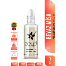 Zeyd Esans Beyaz Misk Kokulu Alkolsüz Esans 7 ml Parfüm Esansı Roll-on Edp Esansiyel Yağ Zeyd