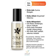 Zeyd Cuma Rüzgarı Kokulu Alkolsüz Esans 7 ml Parfüm Esansı Roll-on Edp Esansiyel Yağ Zeyd