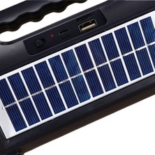 Concord Z20 Fm Radyo USB & Tf & Aux Girişi LED Işık Solar Güneş Enerji Bluetooth Hoparlör