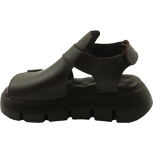 Dünya Shoes Hakiki Deri Kadın Sandalet