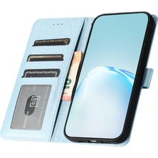 Cool-M Samsung Galaxy A40 Cüzdan Kasa Telefon Stand Kapağı Ipek Doku Pu Deri Kabuk (Yurt Dışından)