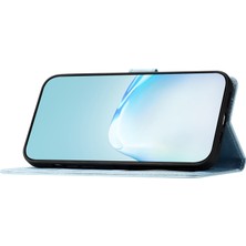 Cool-M Samsung Galaxy A40 Cüzdan Kasa Telefon Stand Kapağı Ipek Doku Pu Deri Kabuk (Yurt Dışından)