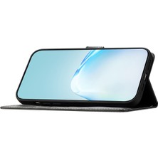 Cool-M Samsung Galaxy A72 Folio Folio Flip Stant Örtü Pu Deri Ipek Doku Telefon Cüzdan Kılıfı (Yurt Dışından)