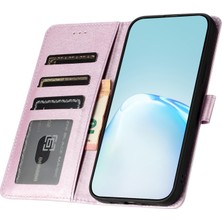 Cool-M Samsung Galaxy A21S Folio Flip Deri Cüzdan Stand Kabuğu Ipek Doku Kılıfı (Yurt Dışından)