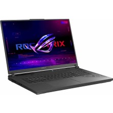 Asus Rog Strıx G18 G814JZ-N6023 Intel İ9-13980HX 16GB Ddr5 Ram 512GB SSD 12GB RTX4080 175W 18 Inç 240Hz Qhd Wqxga Freedos Taşınabilir Bilgisayar N602301+WEBLEGELSINÇANTA