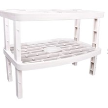 Tekno İstanbul Dolap İçi Çok Katlı Raf Organizer (1 Adet)