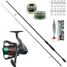 SHIMANO Remixon Double Black 240CM 20-40GR Oslo 4000 Spin Olta Takımı Seti