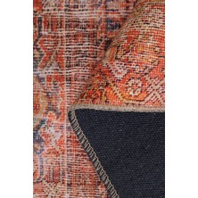 Artloop Folk Şönil Dokuma Pamuk Polyester Halı (Ba 41)