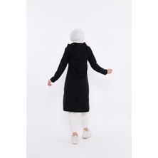 Bwest Eflin Yakadan Bağlamalı Sweatshirt - Siyah
